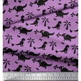 thumbnail image 3 of Soimoi Cotton Duck Fabric Dot,Tree & Dinosaur Jungle Print Sewing Fabric Yard 56 Inch Wide, 3 of 3