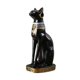 thumbnail image 1 of Estatua de la diosa gata Bastet, figura decorativa de animal, gatito, color negro antiguo 105x16x305cm, 1 of 9