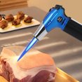 thumbnail image 3 of Metal Jet Flame Lighter, Windproof BBQ Lighter, Adjustable Blue Flame, Refillable Butane, 360° Ignition, for Outdoor Camping Kitchen Baking, Piezo Electric Ignition, 3 of 5