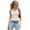 White, variant on Strapless Ruched Camisole Top Slim Fit Backless Summer Casual Wear S–L
