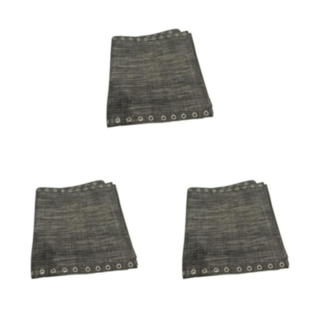 kurtrusly Cloth Chair Replacement Fabric Breathable And Comfortable Sturdy And Durable Made Of Fabric Linen grey 160*43cm 3Set