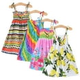 thumbnail image 4 of Qudderr Robe d'Été 1-10T pour Fille Robe de Plage Dos Nu pour Enfants Robe Décontractée Cami Hawaïenne de Vacances pour Filles, 4 of 9