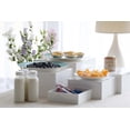 thumbnail image 4 of Buffet Risers Yienopoke, cajas cúbicas acrílicas anidadas, 6 unidades, blancas, 4 of 8