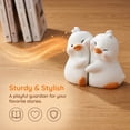 thumbnail image 3 of Unique Bargains 2Pcs Modern Resin Book Stoppers Book Ends White 6.7*3.9*5.1inch, 3 of 5