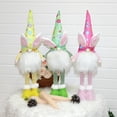 thumbnail image 4 of Conejo Hechos A Mano, Muñeco Sin Rostro De Conejito De Pascua Con Luz, Muñeco Enano De Peluche De Pascua, Figurita Coleccionable, Regalo, Juguetes Para Niños Methold HA047019-04, 4 of 6
