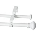 thumbnail image 2 of Juego de varillas para cortinas dobles ajustables con bola acanalada de 28" a 48"/48" a 84"/84" a 120", 2 of 8