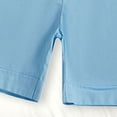 thumbnail image 6 of Xudanell Toddler Baby Boy Summer Clothes Mexican Guayabera Outfit Embroidered Button Down Shirts + Shorts Set (Beige, 2-3 Years), 6 of 9