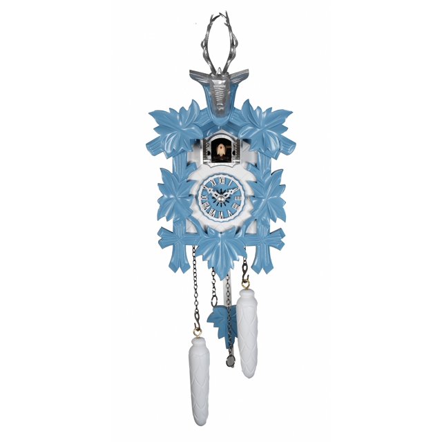 Quartz Cuckoo Clock 5 leaves, head of a deer