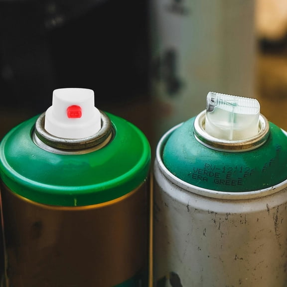 Beaupretty 20Pcs White Spray Paint Cap Attachments for Smooth Versatile Application