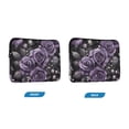 thumbnail image 7 of FORMRS 13"-13.3" Laptop Sleeve Protective Case Soft Carrying Quilted Computer Bag Cover, Purple Roses, 7 of 7