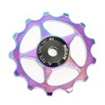thumbnail image 2 of 2x Polea del transporte de de , rueda jockey del desviador trasero de aluminio 7075 11T / 13T Cola desviador trasero de bicicleta, 2 of 7