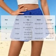 thumbnail image 3 of Ounisa Women's Summer Casual Fashion Solid Drawstring Elastic Waist Loose Culottes Shorts Flowy Breathable Lightweight Airy Shorts, 3 of 7