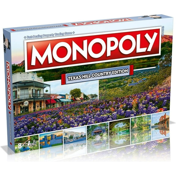 Monopoly Board Game Texas Hill Country Edition: 2-6 Players Family Board Games