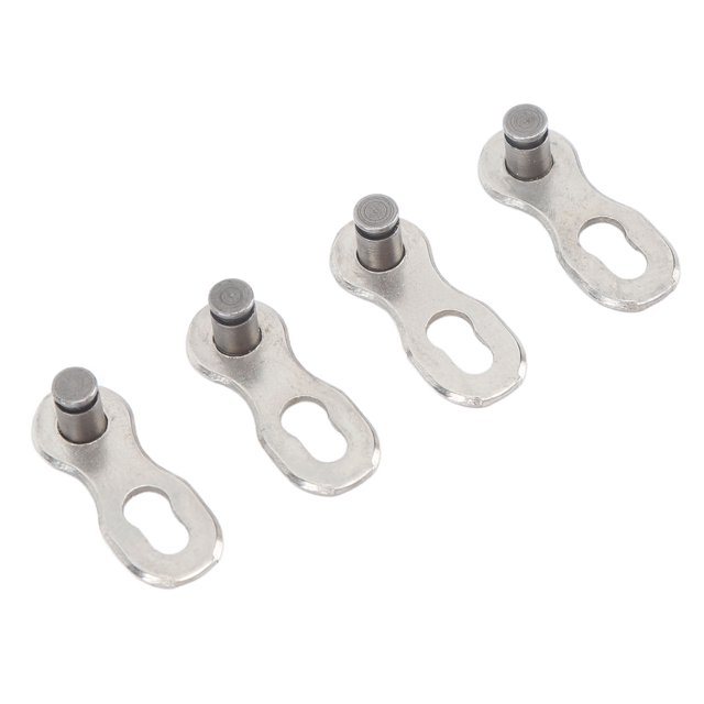 2 Pairs Bike Chain Link Alloy Steel Smoothing Edge Polished High Strength 9 Speed Quick Link for Repair Replacement