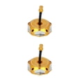 thumbnail image 2 of relayinert Fit et Style de Moto CNC Aluminium Carburants Bouchon de Réservoir d'Essence Or 2Set, 2 of 6