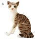thumbnail image 2 of Gwong Juguete Simulación Cats Design Peluche Relleno Almohada Cojín de animales Sofá Decoración Juguete Gwong 30008573, 2 of 7