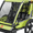 Green, variant on Allen Sports ET2 Two-Wheel Bicycle Trailer, Hi-Viz