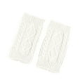 thumbnail image 3 of KyCheLot Women's Leg Warmers Thermal Cable Knit Solid Color Soft Boot Cuffs Topper Socks, 3 of 3