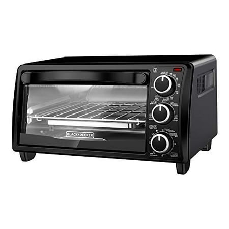 BLACK+DECKER 4 Slice Toaster Oven - Black