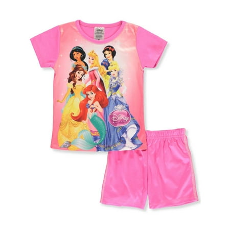 Disney Princess Girls' 2-Piece Shorts Set Outfit