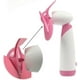 thumbnail image 5 of Portable Fan Handheld Mini Fan AA Battery Powered Super Mute Cooling Fan for Home, Office and Travel - Battery Not Included - Pink, 5 of 5
