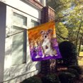 thumbnail image 2 of Caroline's Treasures CK3226CHF Drapeau Taureau Staffie Rouge Hallween Toile Taille Maison, 2 of 4