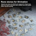 thumbnail image 5 of Rainbow Moonstone Rectangle Shape Gemstone Runes With Elder Futhark Alphabet Engraved 25 Pcs Rune Set Crystal Divination Healing Chakra Reiki Runes Set With A Pouch Size : 20-25Mm-B091YW, 5 of 8