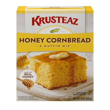 Mix Baking Mixes - (2 pack) Krusteaz Honey Cornbread and Muffin Mix, 15 oz