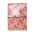 thumbnail image 4 of Unique Bargains 1 Pc Passport Holder Durable Woven Plaid Document Holder for Travel Pink, 4 of 5