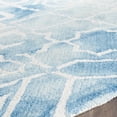thumbnail image 3 of Safavieh Dip Dye Aylmer Distressed Area Rug, Blue/Ivory, 5' x 5' Round, 3 of 10