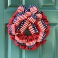 thumbnail image 1 of Day Welcome Wreath Door Hanging Independence Day Wreath Decoration Door Wreath Decoration, 1 of 7