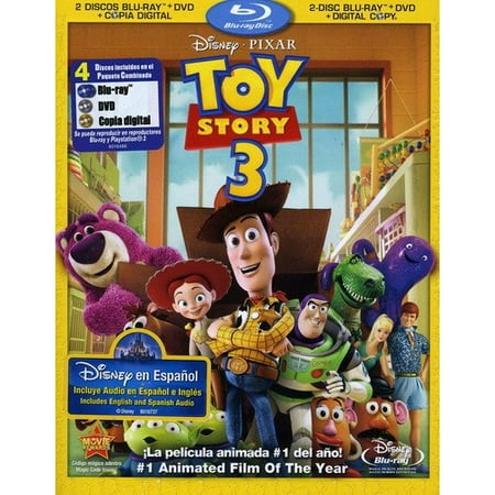 Toy Story 3 (Spanish Language Packaging) (2-Disc Blu-ray + DVD) (Widescreen)