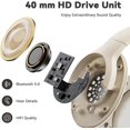 thumbnail image 5 of ARCTICICE Over Ear bluetooth Headphones Support Card Insertion Wired and Wireless, 10H Playtime HiFi Gaming Headset for PC Mobile Phone, Beige, 5 of 6