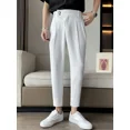 thumbnail image 5 of Pantalones elásticos refrescantes para hombre, pantalones de seda de hielo elástica para hombre, pantalones holgados, ropa elegante de primavera, moda de lujo, oferta de alta calidad, 5 of 5