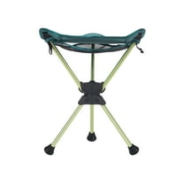 Grand Trunk Compass 360 Stool – Ultralight 360° Swivel Tripod Seat, 15" Height, 330 lb Capacity, Packs to 11" x 3", Ideal for Camping, Fishing & Travel