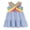 Light Blue, variant on Aideaone Girls Dresses Athletic Sleeveless Kids Summer Sundress with Criss Cross Rainbow Straps Sporty Dress for Girls 6-10 Years