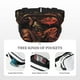 thumbnail image 5 of Balery Dark Skull King Throne Mochila Cinturón para Mujeres y Hombres, Bolsa de Cintura Impermeable de Doble Capa con Correa, 5 of 9