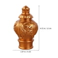 thumbnail image 4 of 10 Pcs Embouts Décoratifs pour Tringle à Rideaux Fournitures de Rideaux, 4 of 8