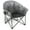 Gray, variant on ARROWHEAD OUTDOOR Oversized Heavy-Duty Club Folding Camping Chair w/ External Pocket, Cup Holder, Gray