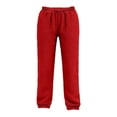 thumbnail image 6 of Fesfesfes Childrens 2 Piece Homewear Set Long Sleeve Top and Pants Soft Fuzzy Fleece Outfit Cozy Matching for Boys Girls Kids Casual Wear Fall Winter(Red,5-6 Years), 6 of 7