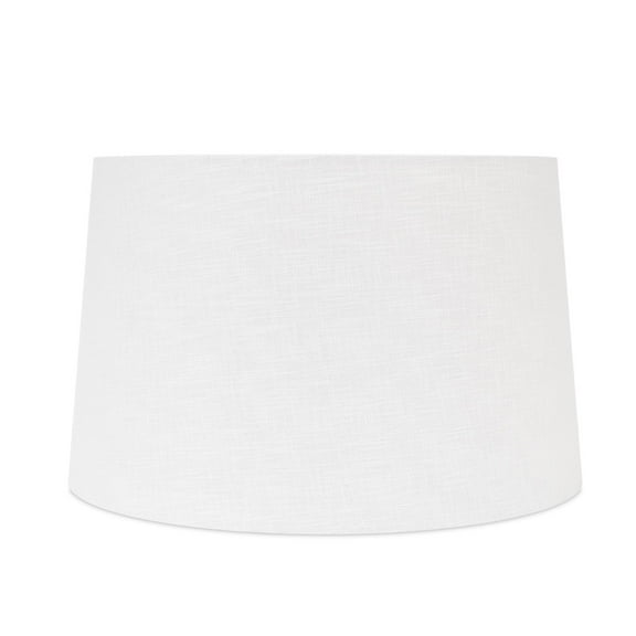Large 10" Linen Lamp Shade, White
