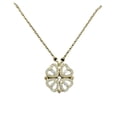 thumbnail image 4 of Collar de plata de ley S925, collar de trébol de cuatro hojas, moda femenina, collar de oro de 18 quilates para dama, tremblesr, 4 of 4