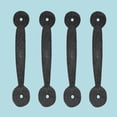 thumbnail image 2 of 4 Door or Drawer Pull Black Wrought Iron Bean 4 3/4" x 1" | Renovator's Supply, 2 of 2