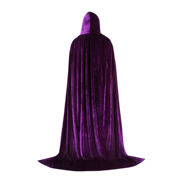 Capa con capucha de terciopelo para niños de Halloween 90cm