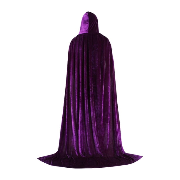 Capa con capucha de terciopelo para niños de Halloween, accesorio de tela suave y agradable para la piel. 70cm
