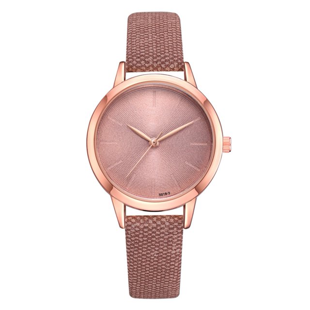 Reloj de pulsera XR3365 con reloj de color sólido de moda noble y diamantes de imitación (rosa)