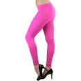 thumbnail image 3 of ToBeInStyle Women's One Size Studded Accent 32" Full Length Leggings, 3 of 3