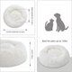 thumbnail image 2 of Cama interior para gatos, cama lavable para gatos y perros con forma de donut, pe de felpa suave, 2 of 5