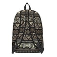 thumbnail image 3 of Unisex Bohemian Print Zipper Backpack, Stylish Boho Rucksack with Front Pocket, Lightweight Bag for School University Work Commute, Great Gift Choice, 3 of 5