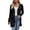 27# Black, variant on Women's Fall Ribbed Long Cardigan Sweater with Pockets Knit Texture Length Open Front Side Sweaters Button up Cardigans for Women Khaki S
